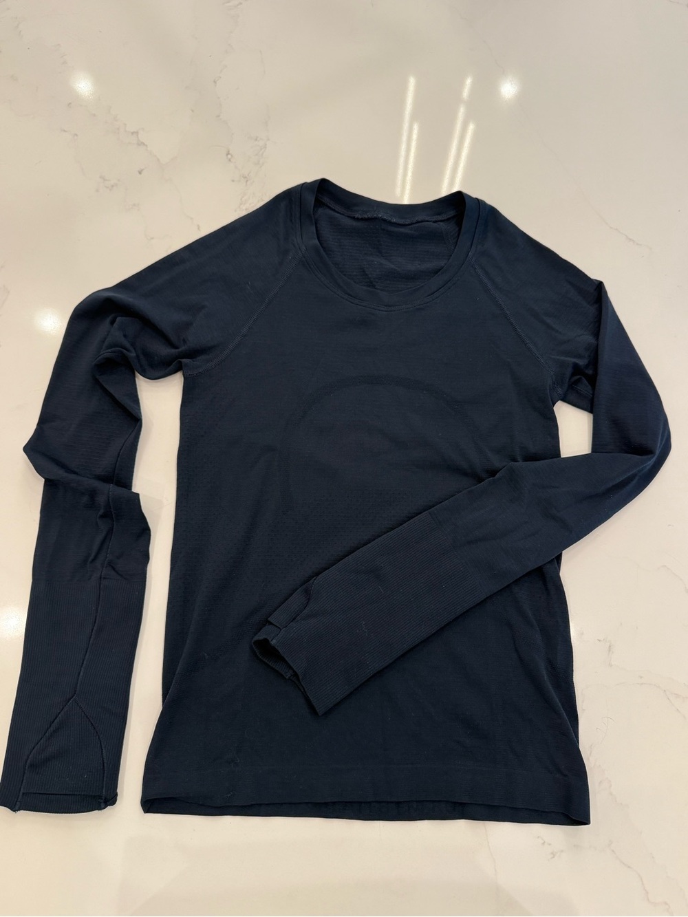 lululemon athletica Navy Long Sleeve Crew Tee